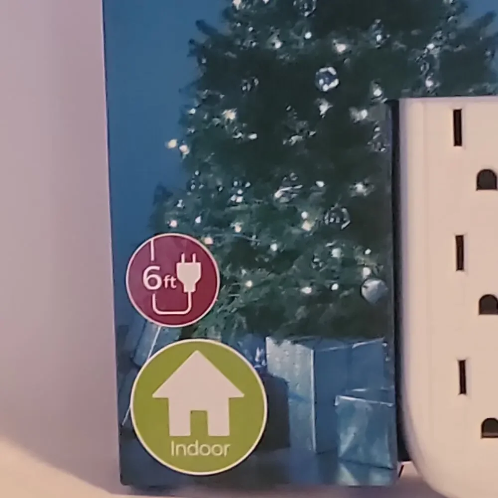 Philips Power Strip Home Power 6 Outlet 6 ft Braided Cord Indoor White